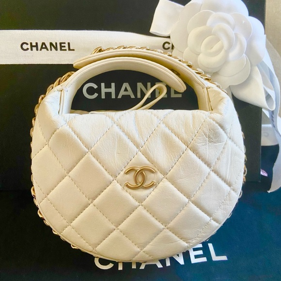 CHANEL Handbags - Chanel Round Chain Mini Bag